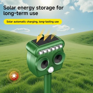 Repellente solar per gatti con luci