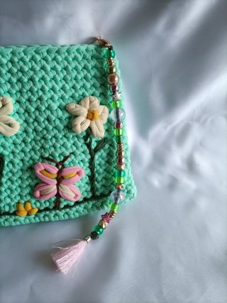 Pochette uncinetto fatta a mano