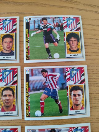 Cromos Futbol Atletico de Madrid 97/98