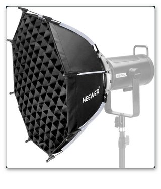 Softbox Octogonal 55cm Bowens + Rejilla