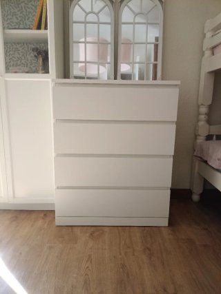 Cajonera Ikea Malm Blanca