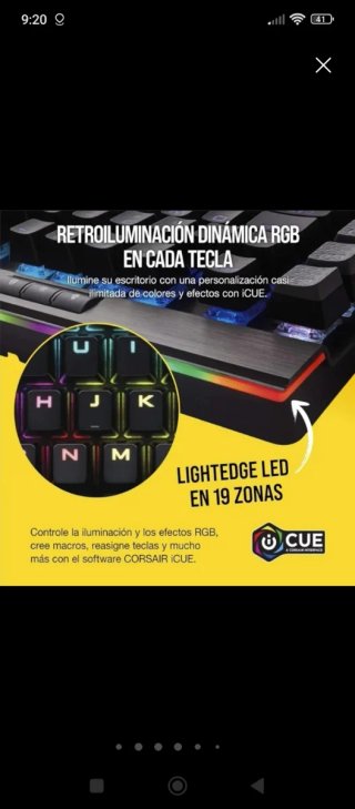 Teclado Corsair K95 RGB Platinum Gaming