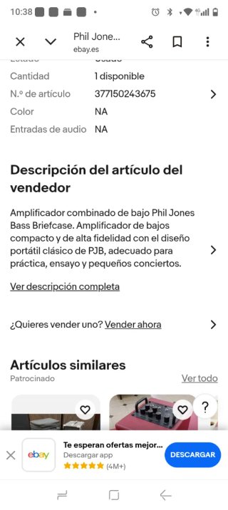 Amplificador Bajo Compacto