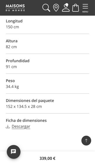Sofá Cama Nio Maisons du Monde