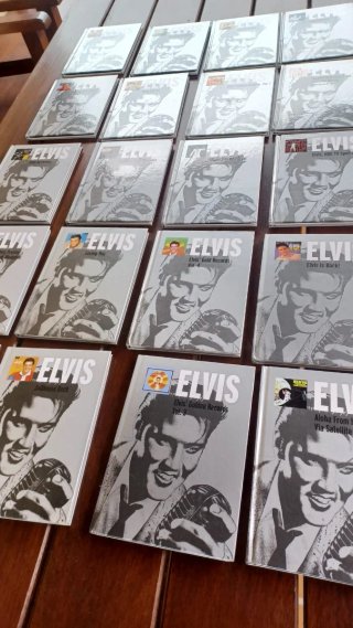 Colección CDs y libros Elvis Presley
