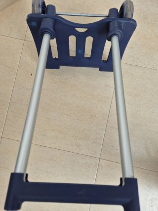 Carro para mochila escolar azul