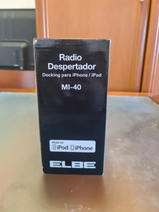 Radio Despertador ELBE Docking iPhone/iPod