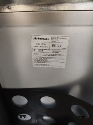 Estufa de Gas Orbegoz Negra a Estrenar