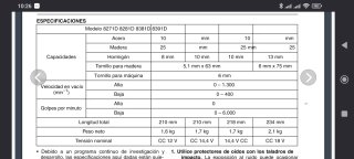 Taladro Percutor Makita 8281D con Maletín