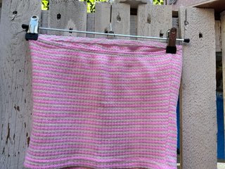 Top rosa SHEIN tejido