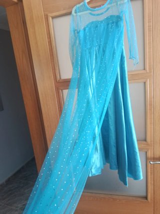 Disfraz Elsa Frozen Talla 4-6 con complementos