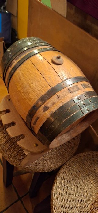 Barril de vino de madera DECORATIVO