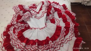 Vestido gitana flamenca niña.