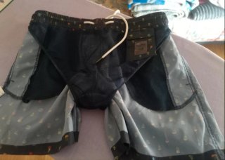 Bañador estampado hombre de Pull&Bear.