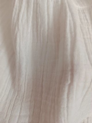Vestido blanco algodón niña T. 128cm. (7-8 años)