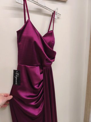 Vestido largo buganvilla para graduación o fiesta
