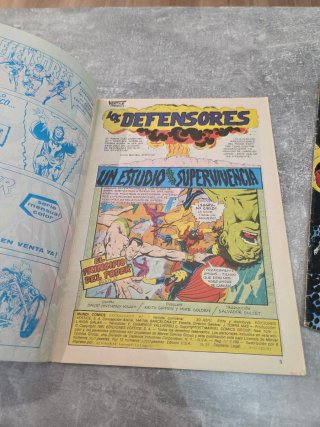 Comics Los Defensores Vertice 1981