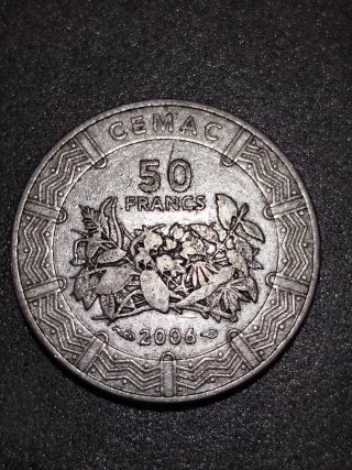 Moneda CEMAC 50 Francs 2006