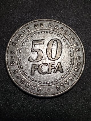 Moneda CEMAC 50 Francs 2006