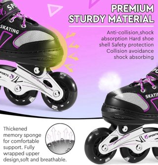 NUEVOS PATINES EN LÍNEA AJUSTABLES – TALLA 32-36