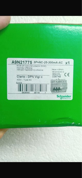 Interruptor Magnetotérmico Diferencial Schneider A