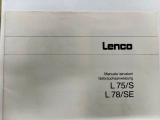 Manuales Dual 1235 y Lenco L75/S L78/SE