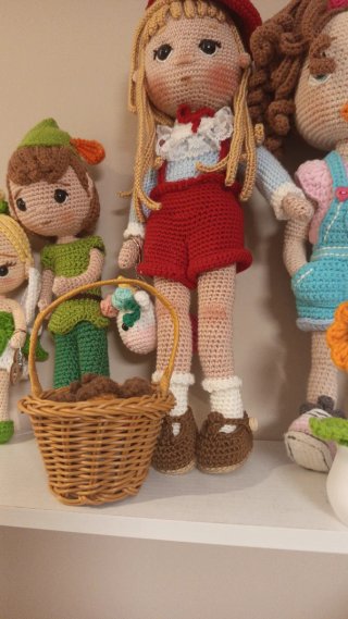 Muñeco crochet artesanal