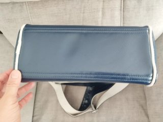 Bolso bandolera Fred Perry azul y blanco