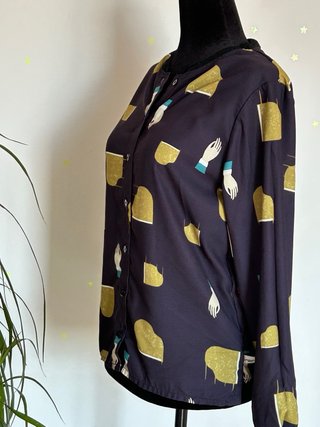 Blusa estampada instrumentos musicales