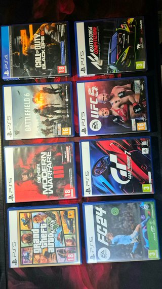 PS5 Slim + 2 Mandos + 24 Juegos + Cuenta Digital