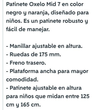 Patinete Oxelo MID 7