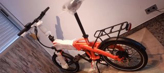 Bicicleta Eléctrica Littium Rainbow Naranja