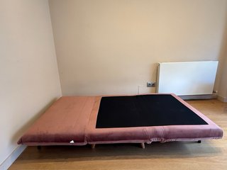 Sillón Cama Rosa Viejo Terciopelo Maisons du Monde
