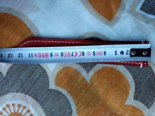 Correa de cuero roja para reloj