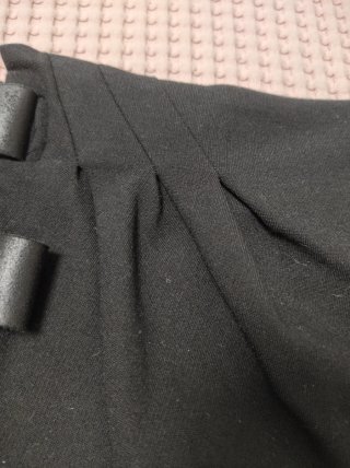 Falda cruzada Mango negra