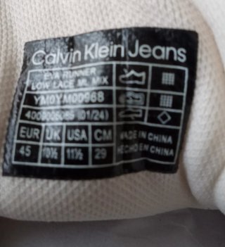 Zapatillas Calvin Klein Jeans Blancas Hombre