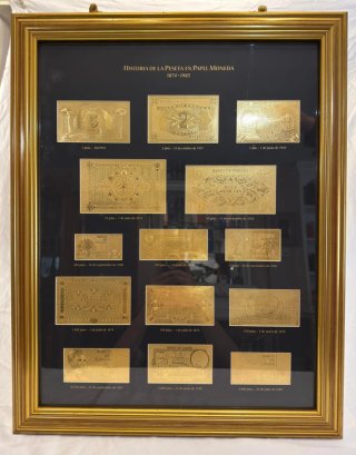 Cuadro Historia de la Peseta en Papel Moneda