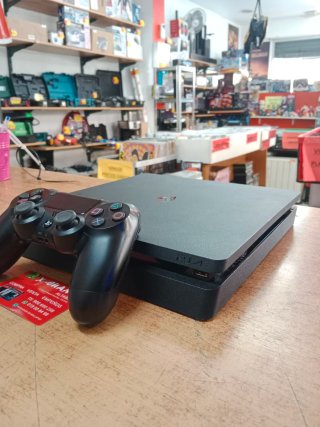 CONSOLA SONY PS4 SLIM 500GB CON COMANDO E CAVO INCLUSI
