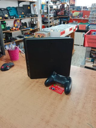 CONSOLA SONY PS4 SLIM 500GB CON COMANDO E CAVO INCLUSI