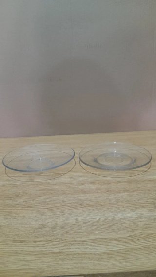 PLATOS CRISTAL TRANSPARENTE  IDEAL TAPAS 16 cm