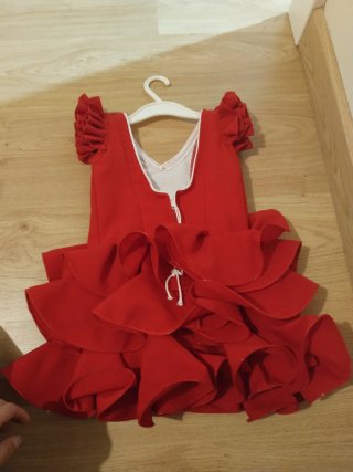 Vestido Flamenca Niña Corto Talla 4