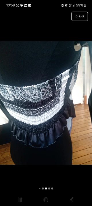 Top donna fantasia paisley