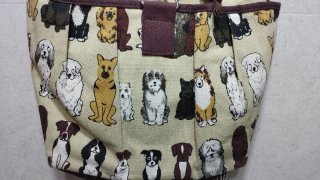 Mochila Perros Beige y Marrón