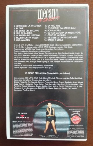 VHS Mecano En Concierto Original