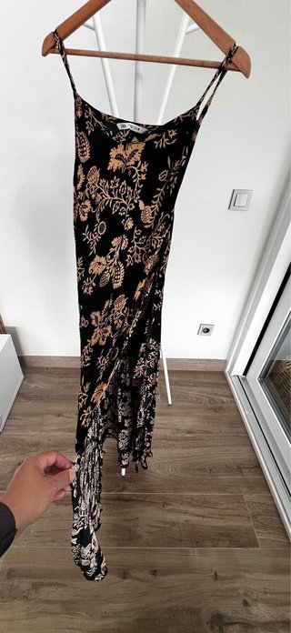 Vestido largo Zara estampado floral