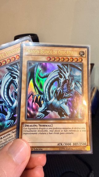 3x Yu-Gi-Oh! Dragon Blanco de Ojos Azules