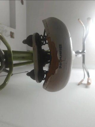 Bicicletta verde vintage
