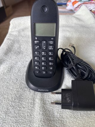 Telefono cordless Motorola nero