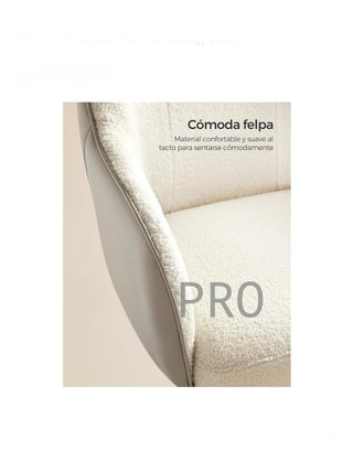 Silla de estudio giratoria, altura regulable