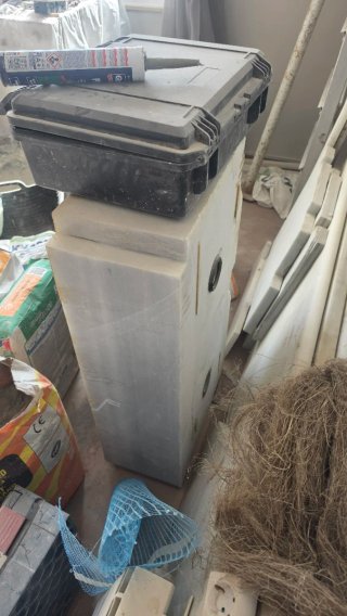 Pila mármol , fregadero